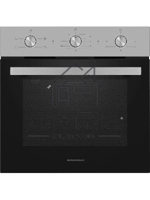 Шкаф духовой электрический Maunfeld AEOC6040S, 60л, дверца с 3 стеклами, нержавеющая сталь