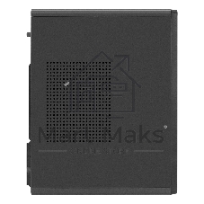 Корпус ExeGate BAA-503U2-AAA400, Mini-Tower, чёрный, 1 x 80/90 мм, БП 400 Вт