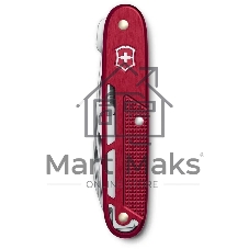 Нож перочинный Victorinox Synergy X Alox (0.8226.20) 93мм 10функц. красный карт.коробка