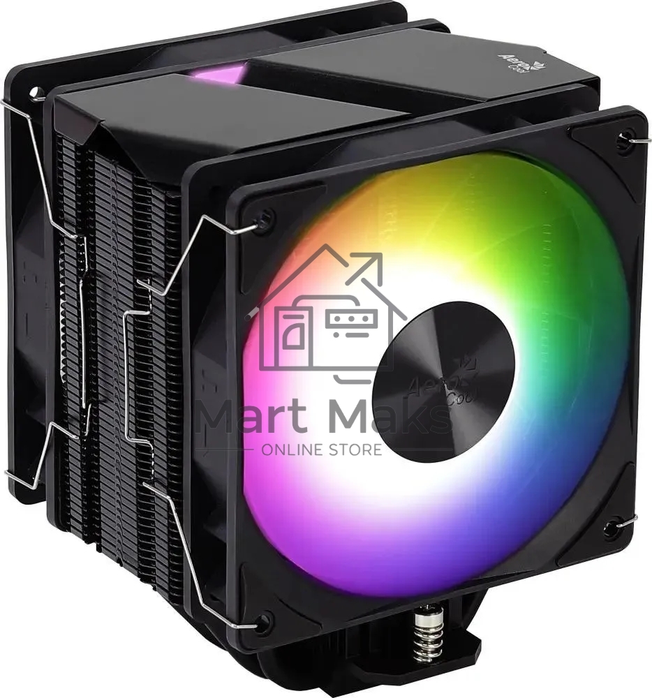 Кулер для процессора AeroCool / Formula Rime 4 черный, 120 мм, алюминий/медь, 1800 об/мин, 34 дБ, 4 pin, 230 Вт, 155 мм