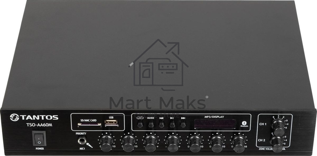 Усилитель Tantos TSo-AA60M выход 60Вт / 100Вт (00-00001841)