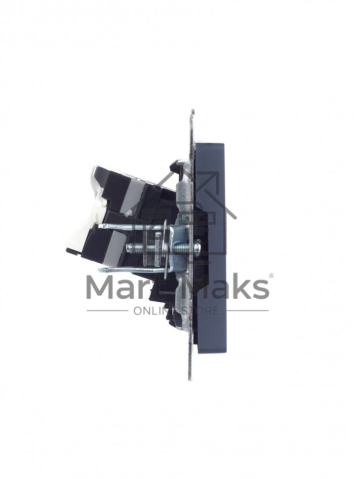 Розетка компьютерная IEK BRITE РК10-БрМ RJ45 кат.5E маренго