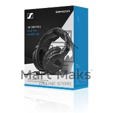 Проводные наушники Sennheiser HD 300 PRO черный, полноразмерные, Jack 3.5 мм