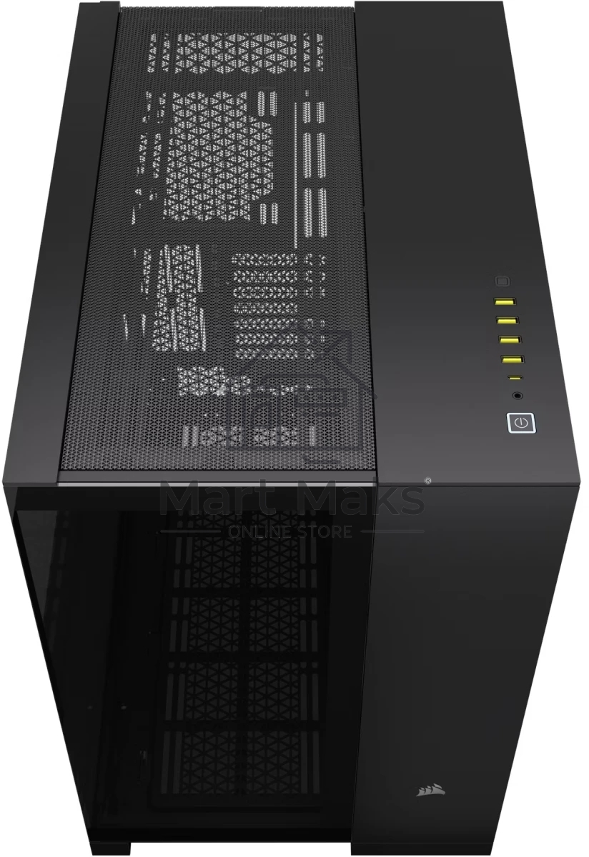 Компьютерный корпус без блока питания Corsair 6500X, Midi-Tower, TG, no fan, 4xUSB-A 3.2, 1xUSB 3.2 Type-C, E-ATX, ATX, mATX, mITX черный