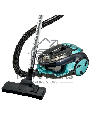 Пылесос DELTA LUX DE-3501 черный\бирюзовый