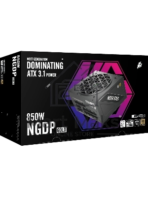 Блок питания 1STPLAYER NGDP Gold 850W, 850DВт, 80 PLUS Gold, 120мм, модульный, черный