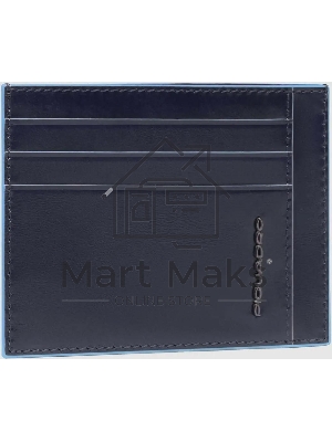Чехол для кредитных карт Piquadro Blue Square PP2762B2R/BLU2 синий натур.кожа