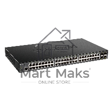 Коммутатор D-Link DGS-1250-52XMP/A1A, 48×1 Гбит/с + 4×10 Гбит/с SFP+, управляемый
