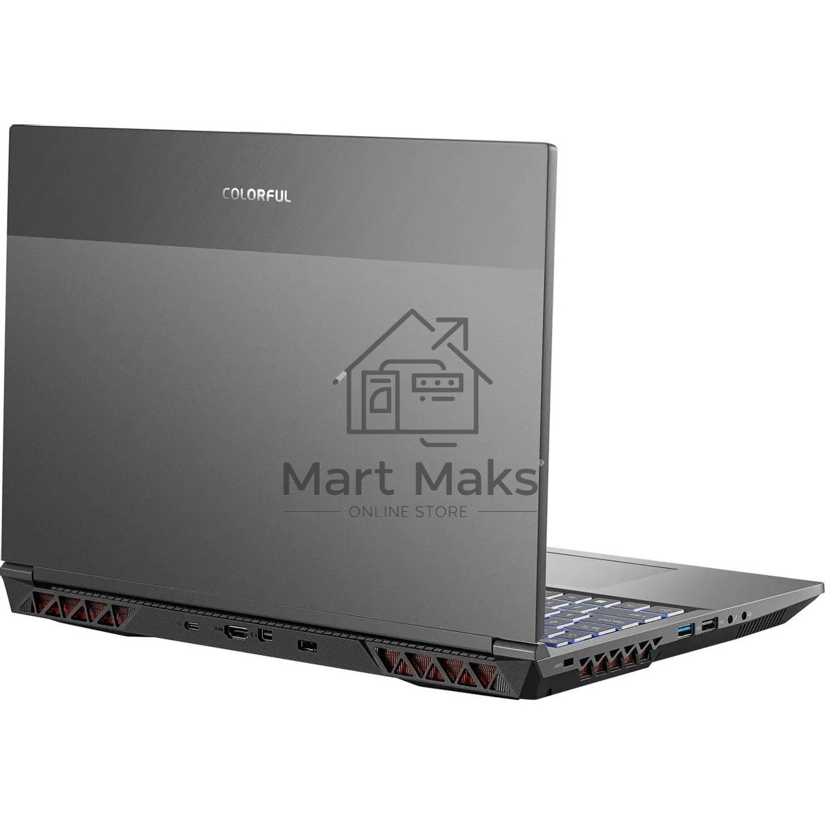 Ноутбук Colorful EVOL X15 AT 23H1-HD55D16512A-G-RU-KA серый Intel Core i5-12450H/16Gb/SSD512Gb/RTX 4060 8G/15.6