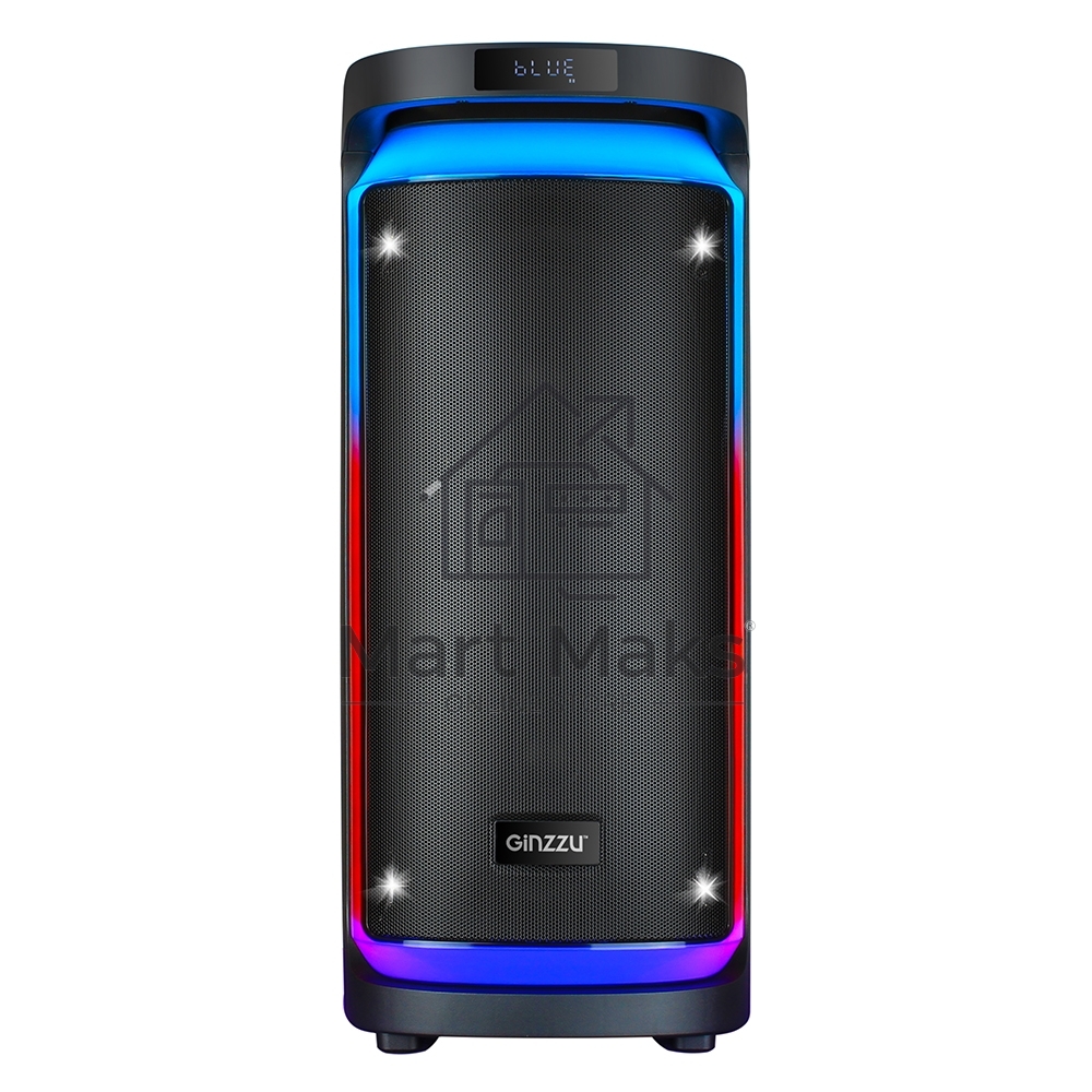 Акустическая система Ginzzu GM-226, Midi, BT/USB/SD/FM/MIC/ДУ