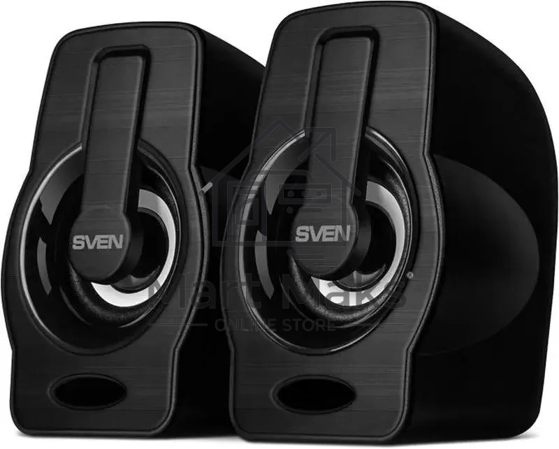 Колонки чёрные Sven 255 (2x3W, RGB подсветка, USB)
