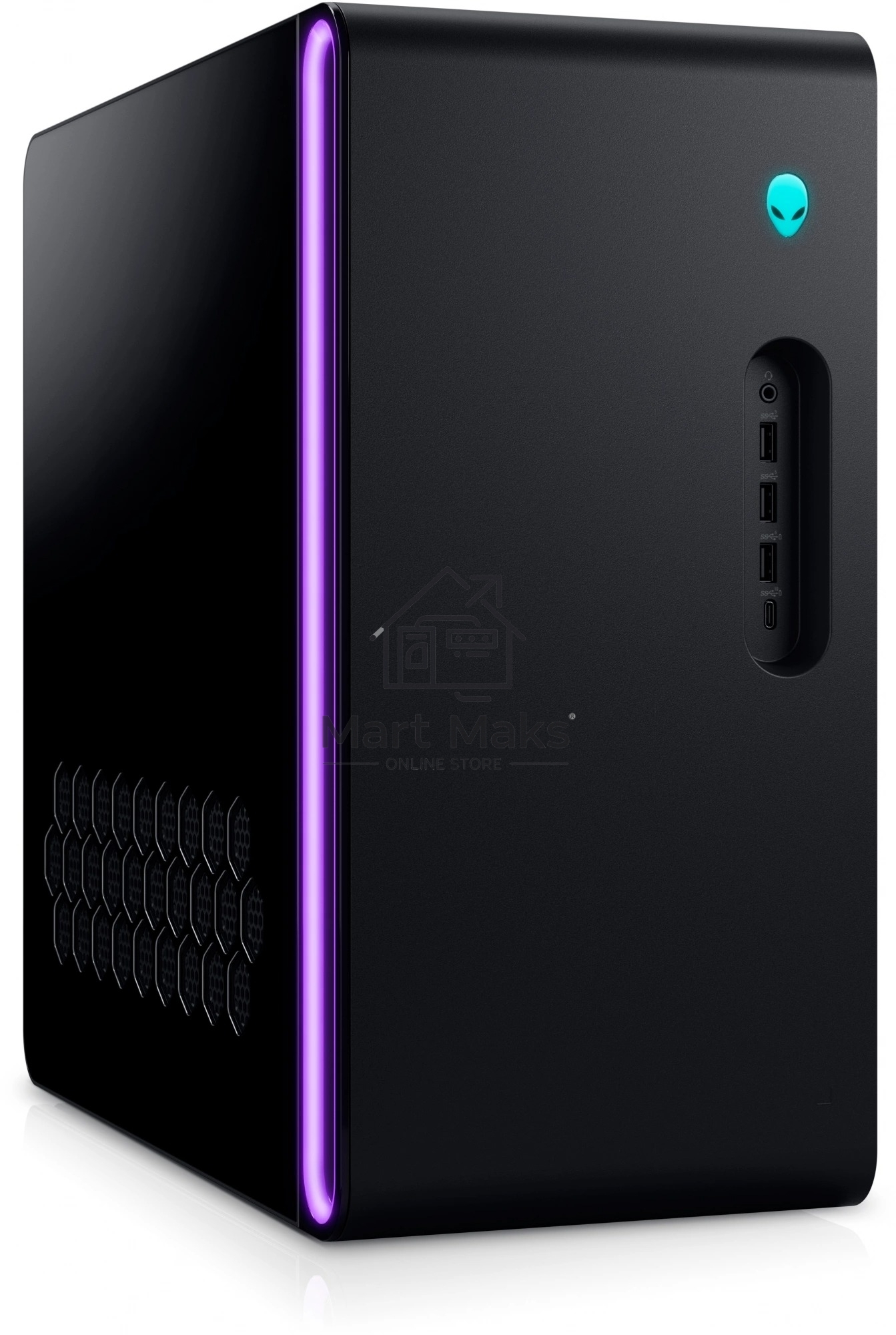 Компьютер ПК Alienware Aurora R16 MT i7 14700F (2.1) 32Gb SSD1Tb RTX4070 16Gb Windows 11 Home GbitEth WiFi BT 1000W мышь клавиатура черный (R16-7241)