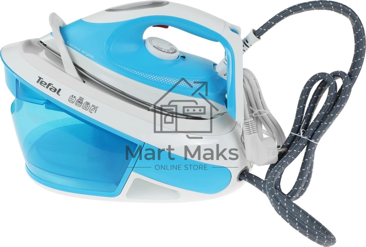 Парогенератор Tefal SV8002E0, голубой / белый