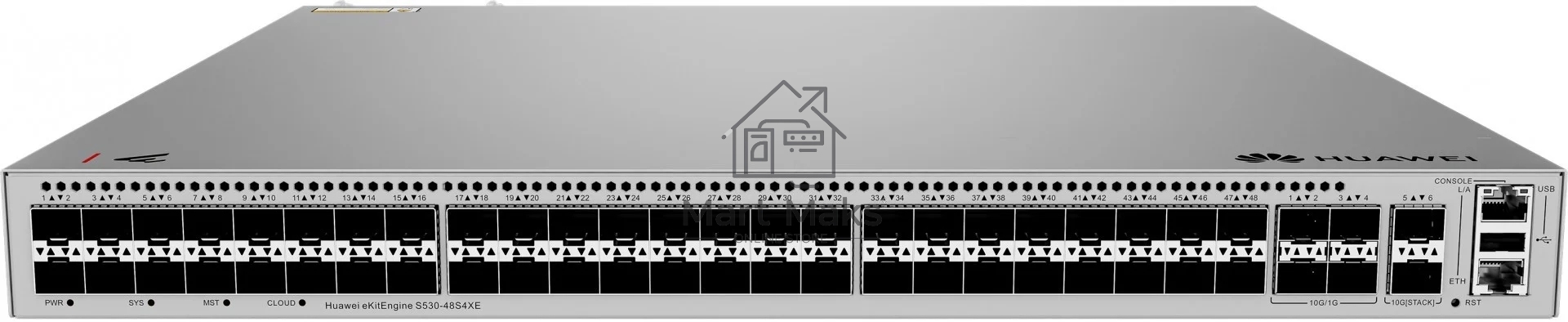 Коммутатор Huawei eKitEngine S530-48S4XE, 48×GE SFP + 4×10GE SFP+, управляемый L3