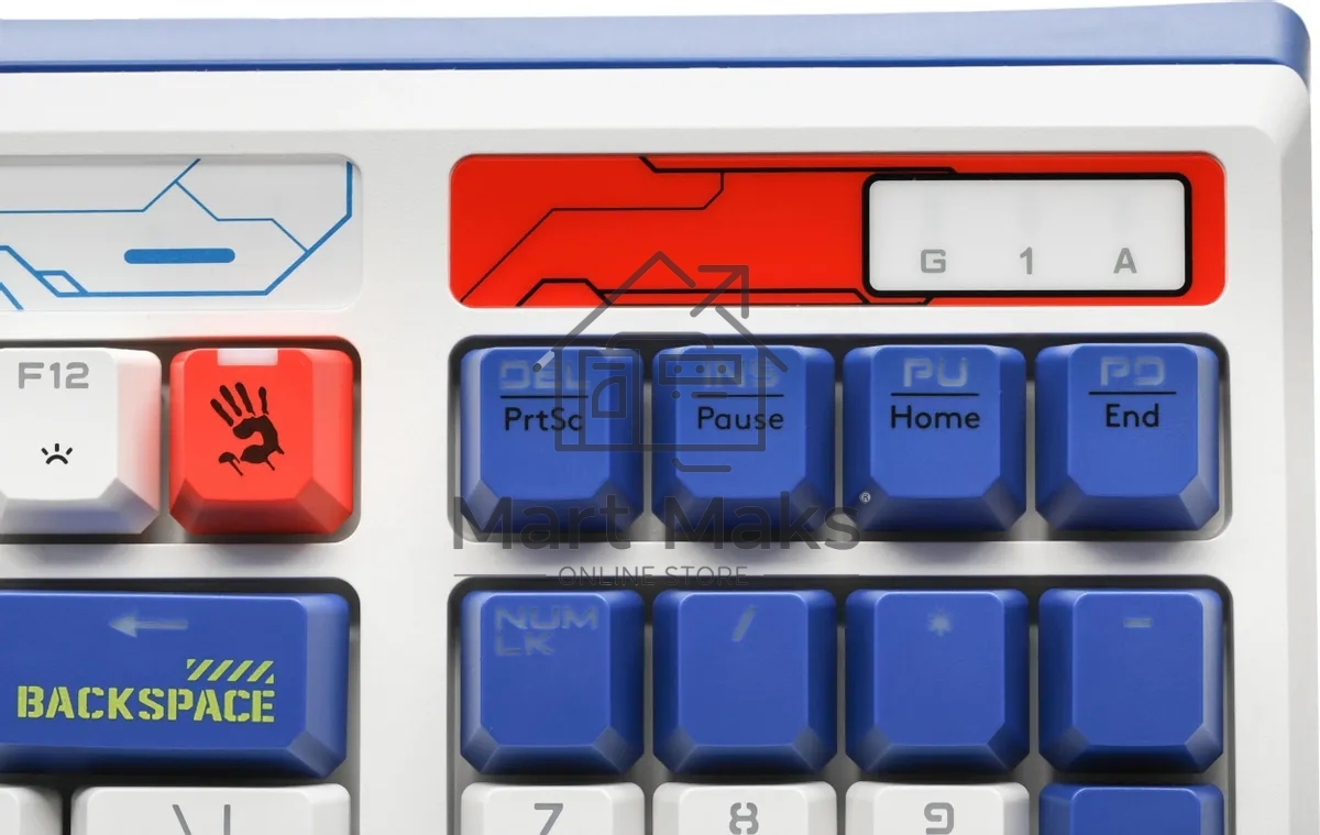 Клавиатура A4Tech Bloody B950 проводная USB синий/белый
