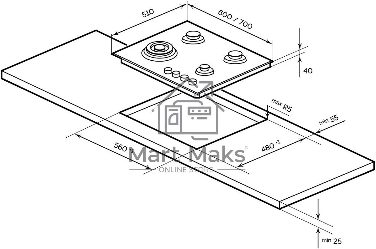 Варочная поверхность LEX GVG 644 T WH