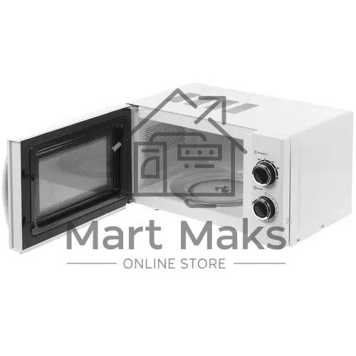 Микроволновая печь Hyundai HYM-M2043 белый/черный, 20 л, 700 Вт, переключатели - поворотный механизм