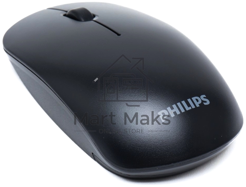 Мышь беспроводная Philips SPK7315 черный, 1600 dpi, радиоканал, USB, кнопки - 3