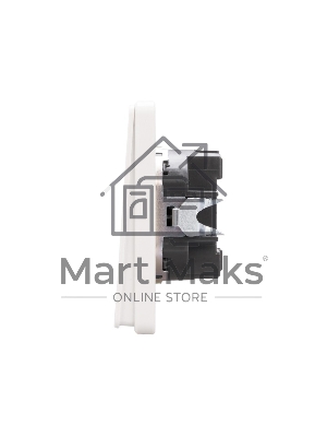 Выключатель ROUND 1 кл с подсветкой 10А с/у перламутр KRANZ