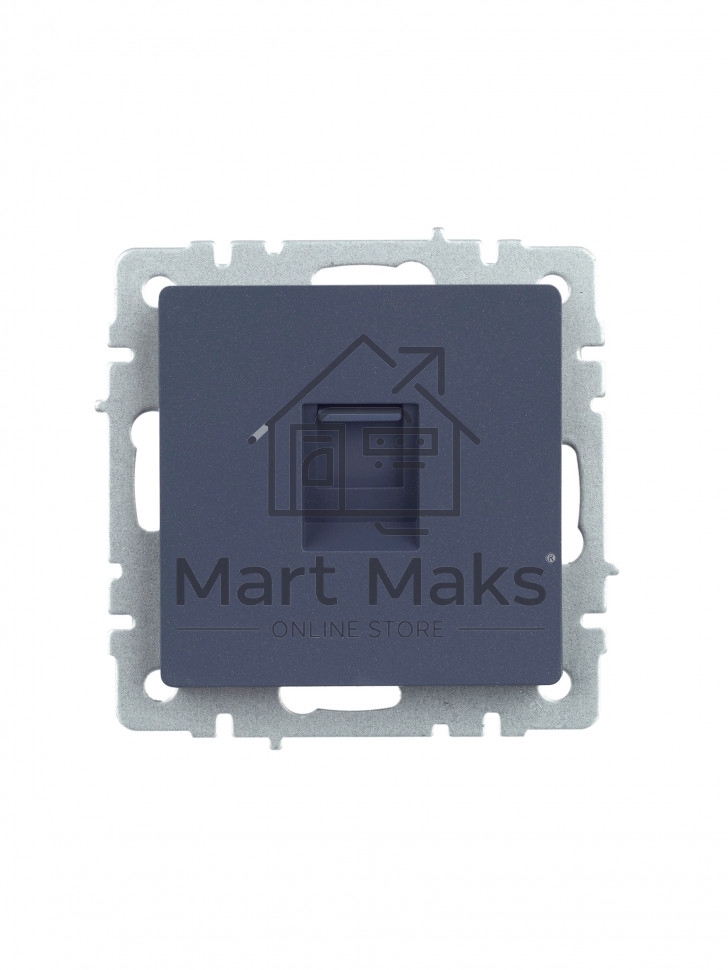 Розетка компьютерная IEK BRITE РК10-БрМ RJ45 кат.5E маренго