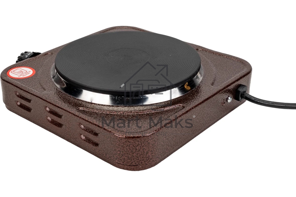 Плитка эл.(1 конф) Добрыня DO-2206 корич.(1000Вт) блин x12, 1000 ВтНапряжение 220 В, 50 Гц5 режимов нагреваДиаметр конфорки: 15 смЗащита от перегреваСветовой индикатор работыРезиновые ножки