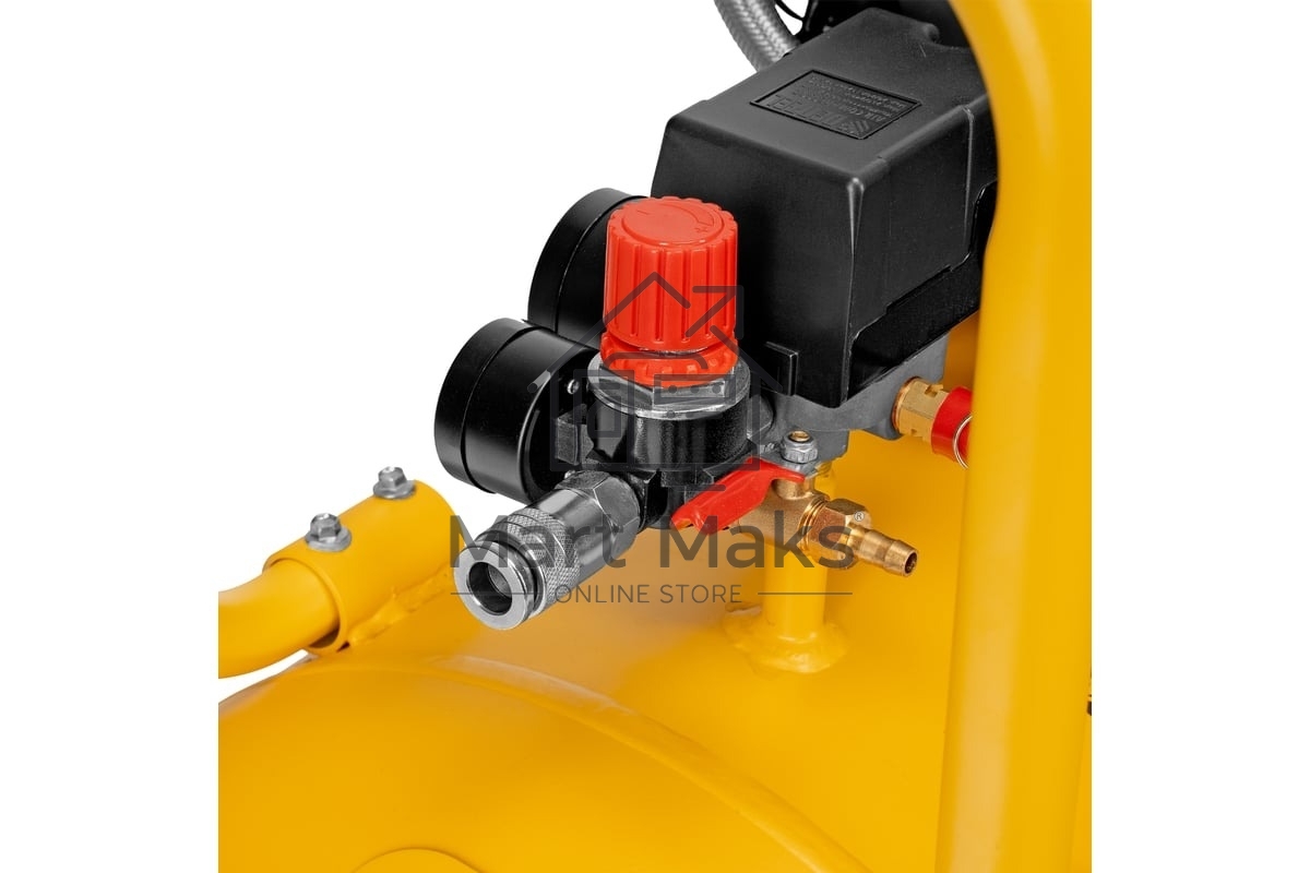 Компрессор безмасл. малошумн. Denzel DLP-4500/150, 4,5 кВт, 3х1,5 кВт,150 л, 2850 об/мин,750 л/мин