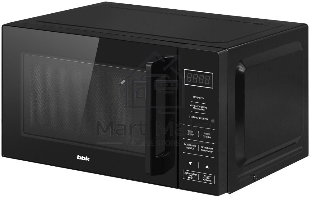 Микроволновая печь BBK 20MWS-750S/B черный, 20 л, 700 Вт, переключатели - сенсор