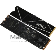 Накопитель SSD ADATA XPG GAMMIX S70 BLADE, 512Gb, PCIe 4.0 x4, M.2 2280, NVMe, R/W 7200/2600, с радиатором