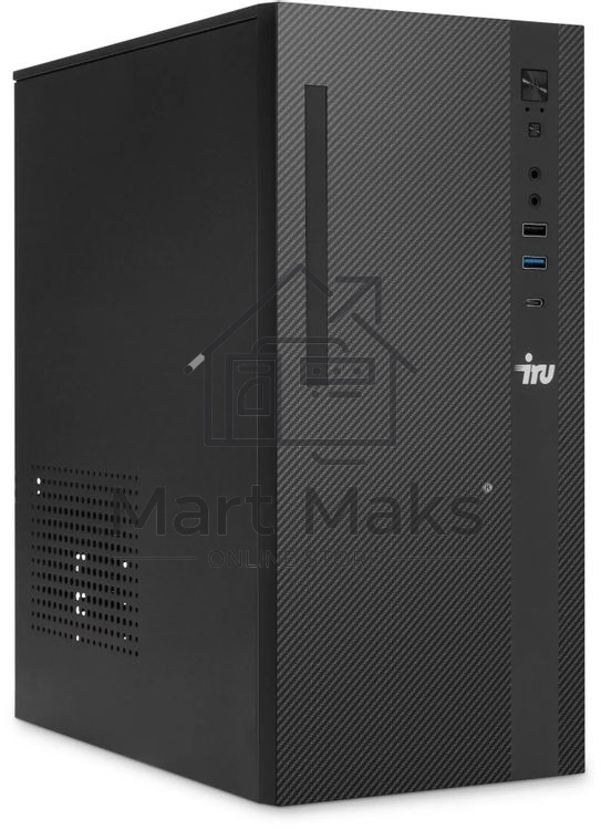 Компьютер IRU Planio 310H6SC MT i7 13700F (2.1) 32Gb SSD1Tb GT610 2Gb Windows 11 Pro GbitEth 230W черный (2153512)