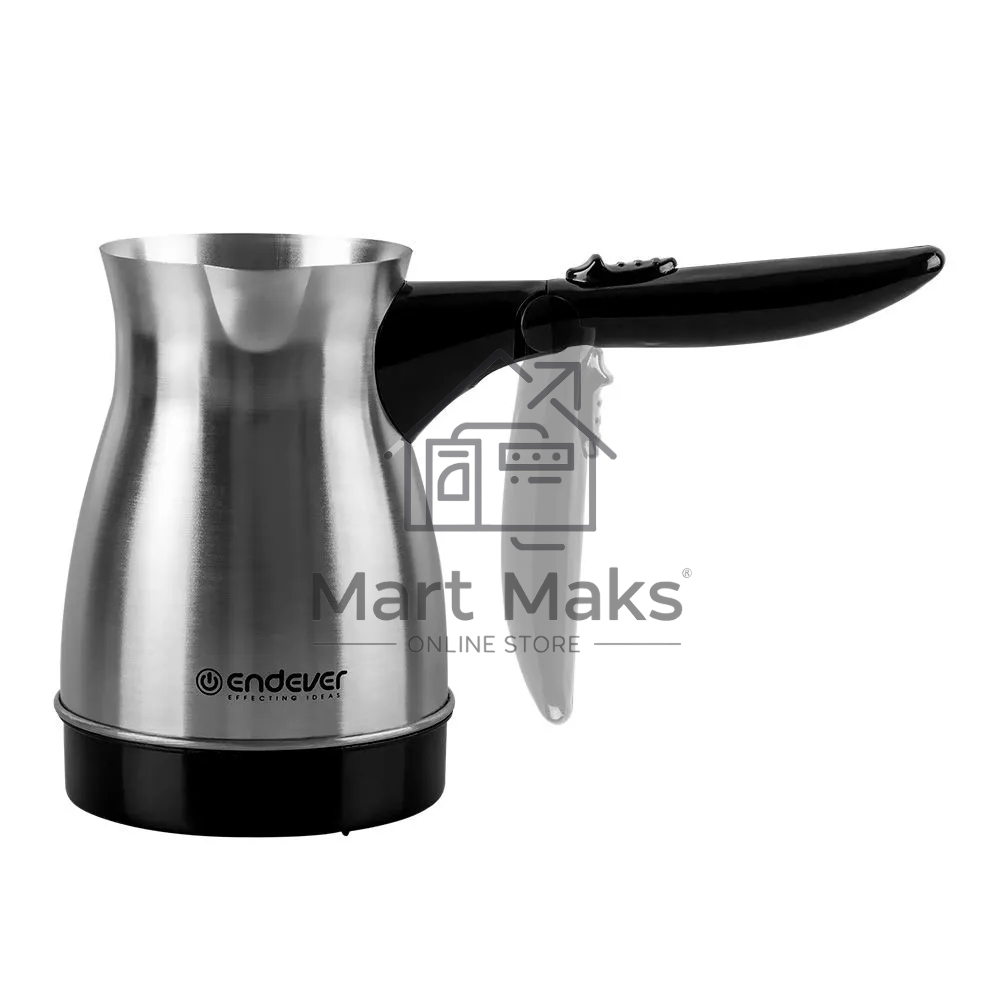 Кофеварка-турка электрическая Endever Costa-1018 цвет стальной/черный, мощность 800 Вт, объем 0,5 л, корпус н.сталь, 24 шт/уп.
