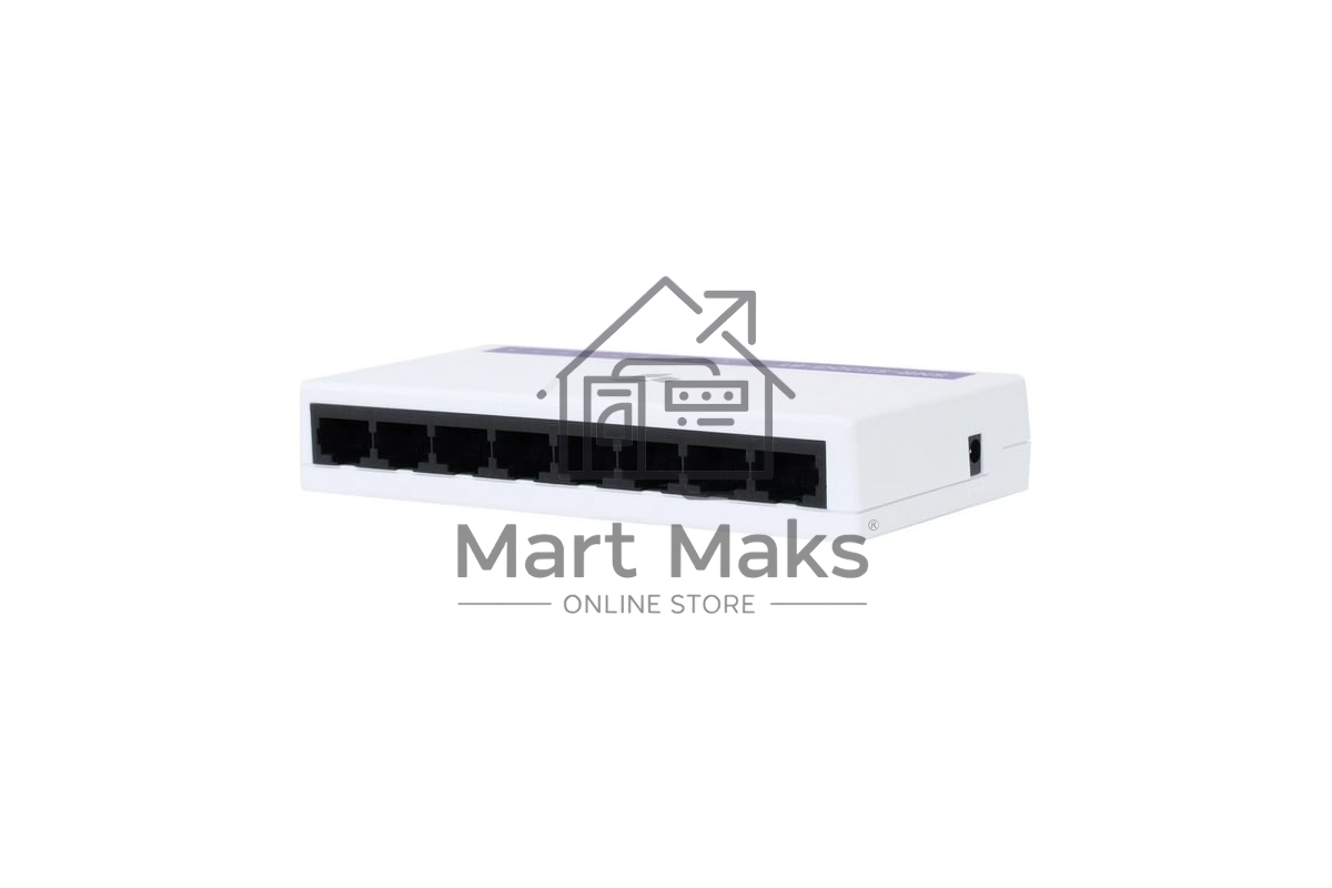 Коммутатор SNR SNR-S1100G-8T, 1Гбит/с, количество портов 8 шт, (L2)