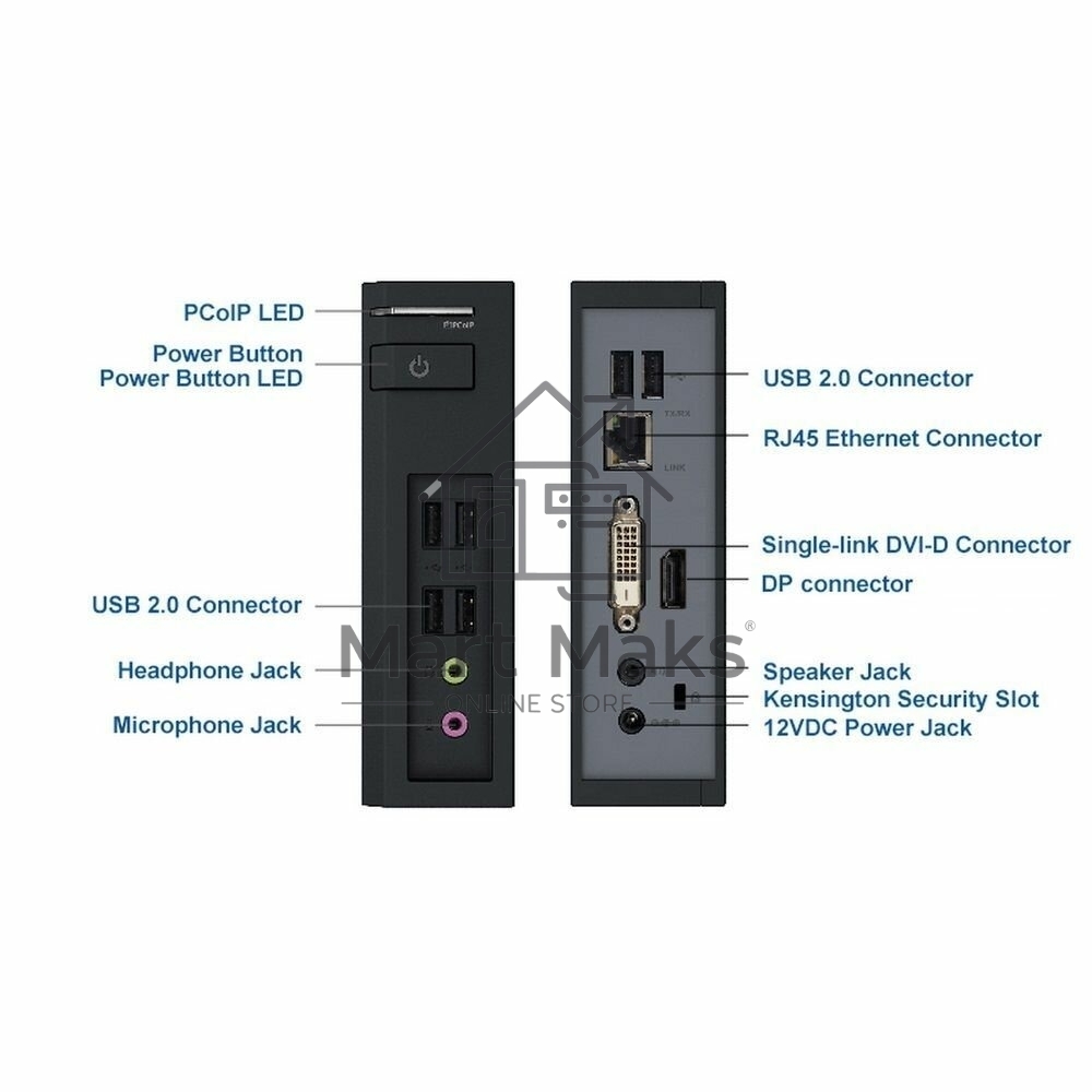 Нулевой клиент Leadtek TERA2321 (293C) 3293C011101 6USB, Fiber, DPх1+DVIх1