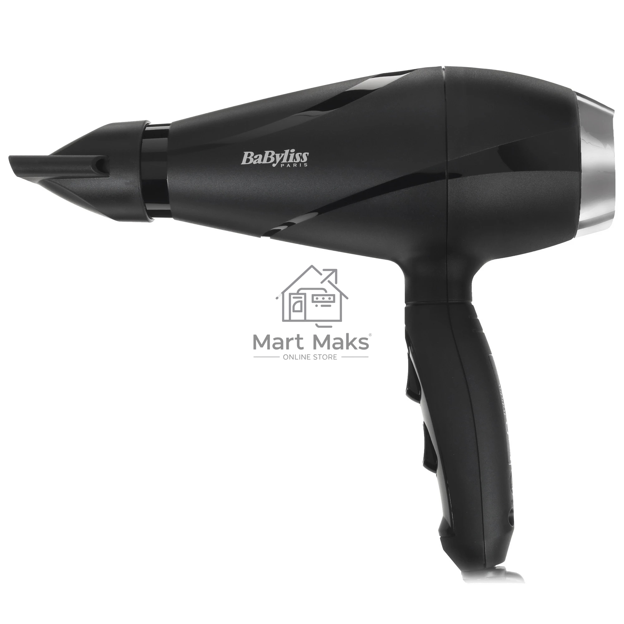 Фен BABYLISS 6713DE 2200 Вт черный/серебристый