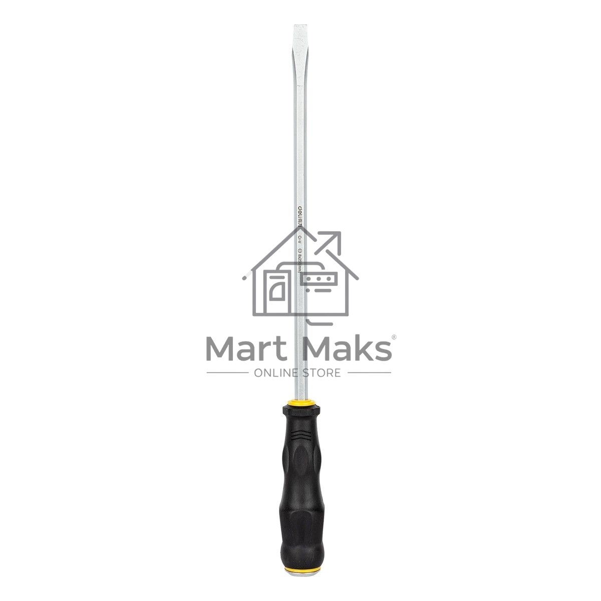 Шлицевая отвертка со сквозным хвостовиком (ударная) Deli DL6270101 SL8x250