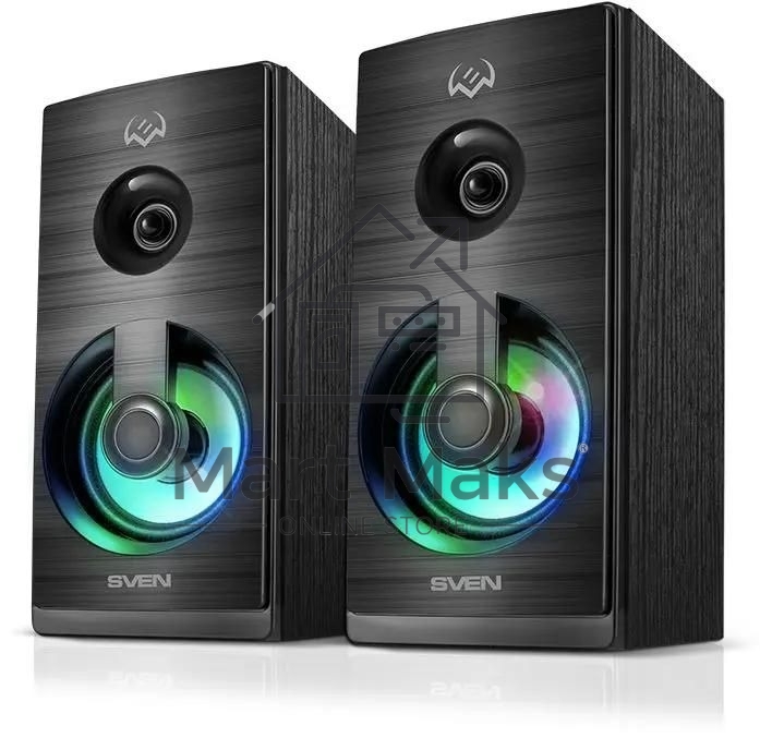 Акустическая система SVEN SPS-512 2.0 черные