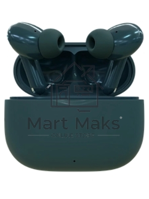 Наушники TWS More Choice БВ36 зеленый, внутриканальные, Bluetooth, сенсорное управление, до 4 ч