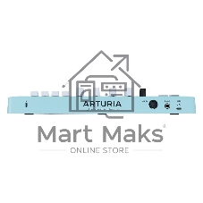MIDI клавиатура 231599 Arturia MiniLAB 3 Aquamarine 25 клавиш, 8 энкодеров, 8 RGB пэдов, 8 фейдеров, дисплей, сенсорные регуляторы Pitch/Modulation, MIDI-выход, 1/4