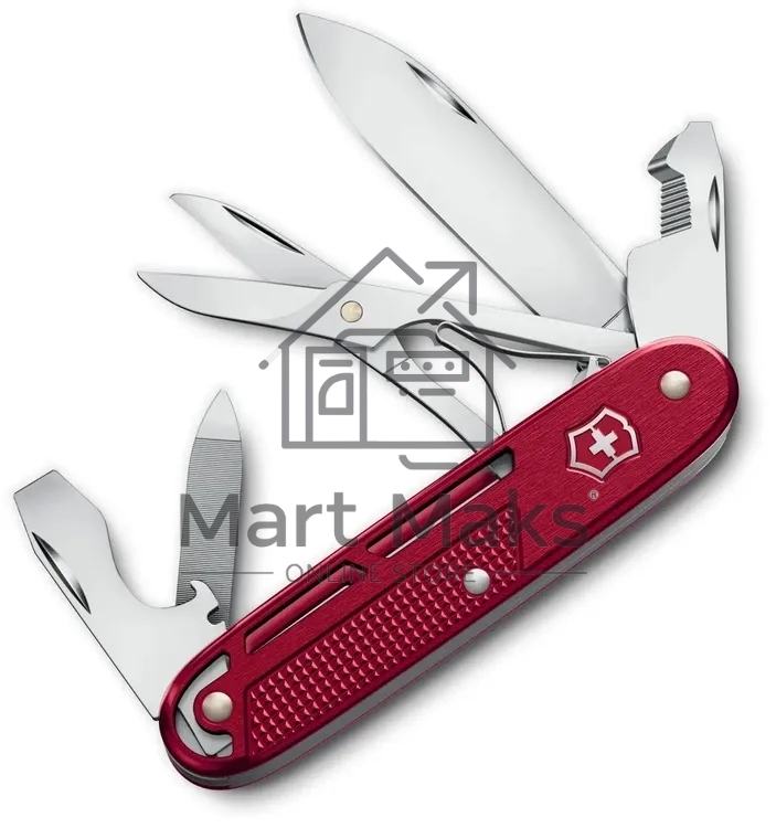 Нож перочинный Victorinox Synergy X Alox (0.8226.20) 93мм 10функц. красный карт.коробка