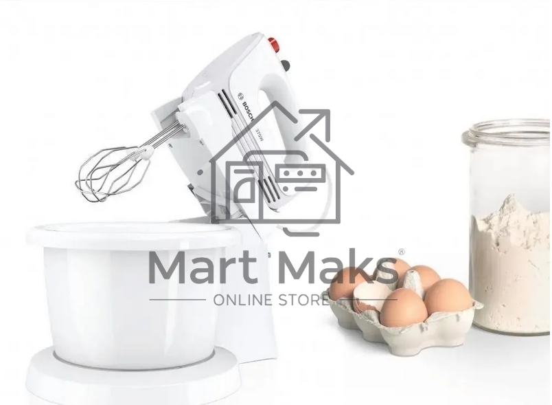 Миксер ручной Bosch MFQ2600W 375Вт, белый