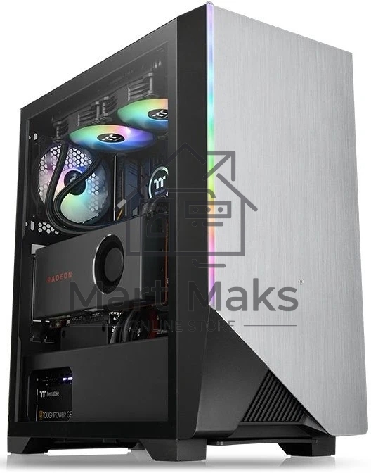 Компьютерный корпус Thermaltake H550 TG RGB черный без БП ATX 5x120mm 5x140mm 2xUSB2.0 1xUSB3.0 audio bott PSU