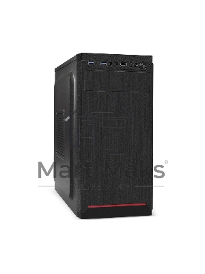 Компьютерный корпус Minitower ExeGate BAA-114U2-UNS400 (mATX, БП UNS400 с вент. 12см, 1*USB+2*USB 3.0, аудио, черный)