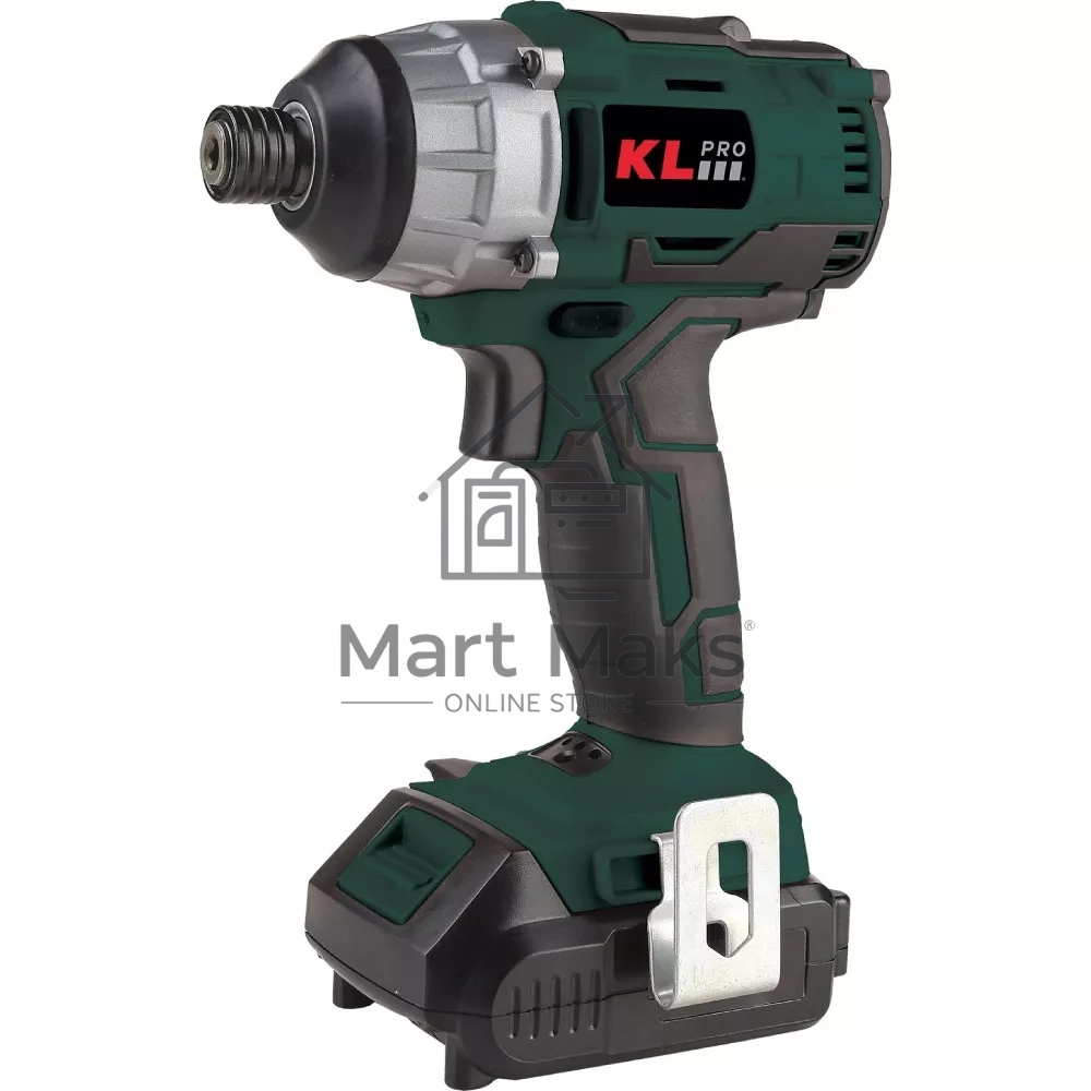 Профессиональный винтоверт ударный бесщеточный аккумуляторный KLPRO KLDV18B-20 (18 В / 2,0 А·ч)