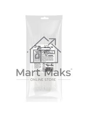 Хомут кабельный Simple 2.5х200 NO-224-188 белый (уп.100 шт) Эра Б0066019