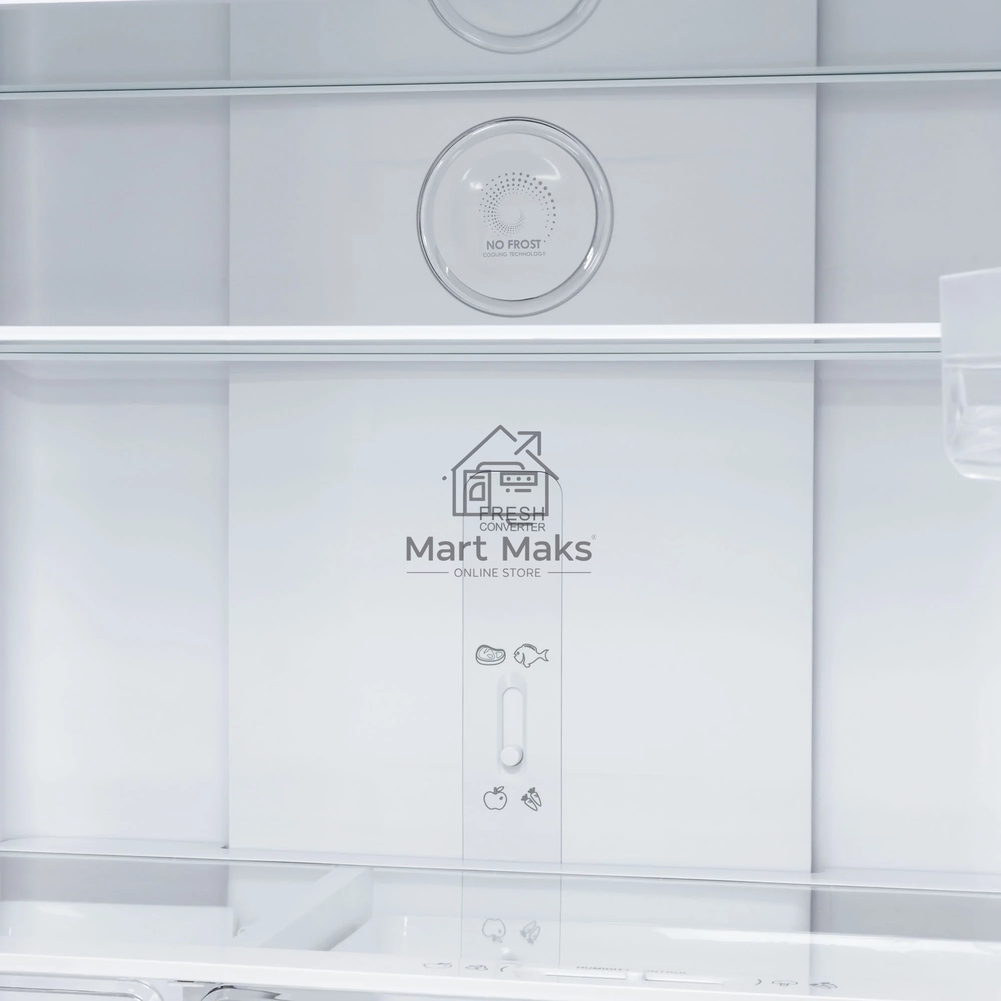 Холодильник KRONA EISKALT 7970 XD TNF GLASS BL Cross Door черный трехкамерный 268/133л морозилка снизу, No Frost, Side by Side