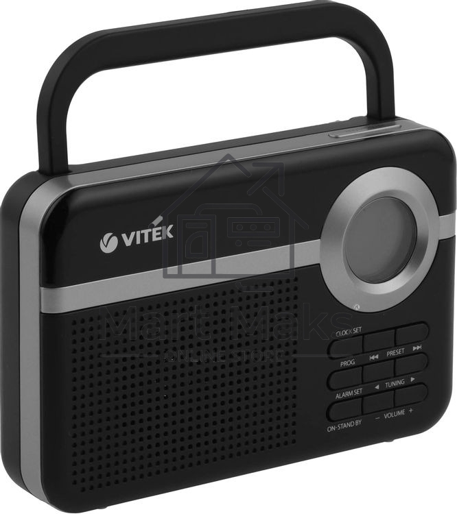 Радиоприемник Vitek VT-3592 (BK) Тип батареек UM-2/С. Выходная мощность 1 вт.