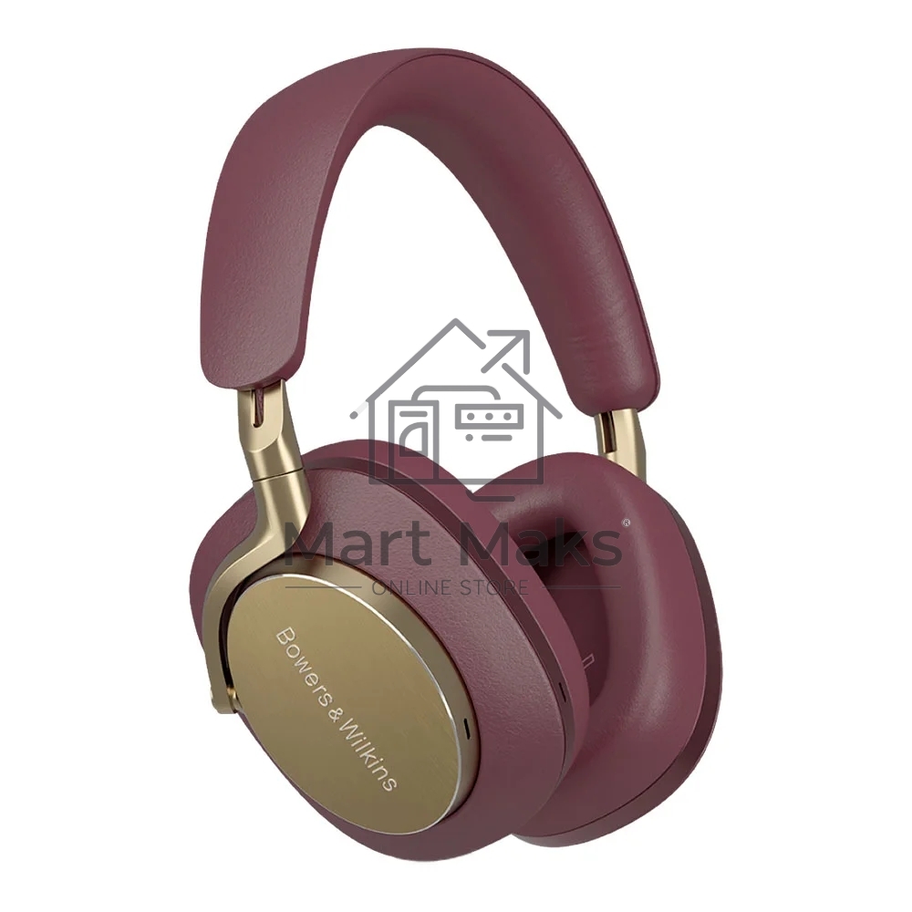 Беспроводные/проводные наушники Bowers & Wilkins PX8 Royal Burgundy бордовый, полноразмерные, Bluetooth + проводной, активное шумоподавление, до 30 ч
