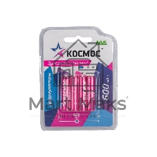 Аккумулятор AAA/R03 NI-MN 600мА.ч BP-4 (блист.4шт) КОСМОС KOCR03NIMH600mAh4BL