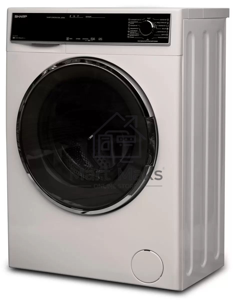 Стиральная машина Sharp ES612RW белый, загрузка фронтальная 6 кг, 1200 об/мин., класс: A+++