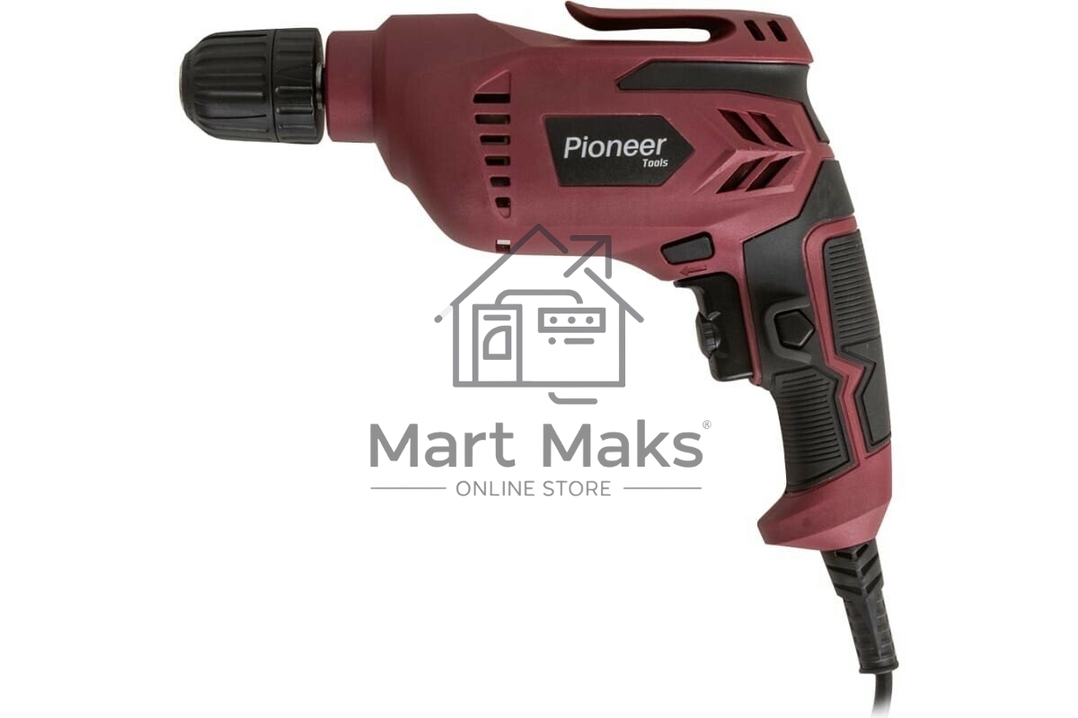 Дрель-шуруповерт Pioneer ED-M500-01, Сетевая, 500Вт