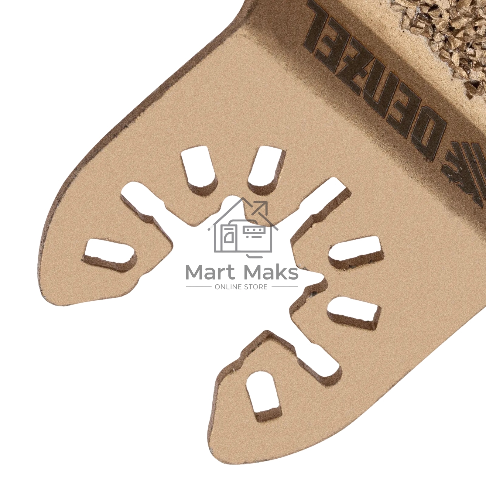 Насадка для МФИ Denzel шлифовальная дельтовидная, HM, по плитке и дереву, 33 мм